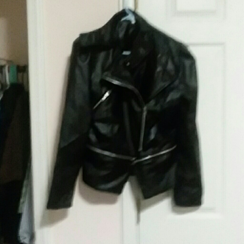 Womens Black Leather Jacket